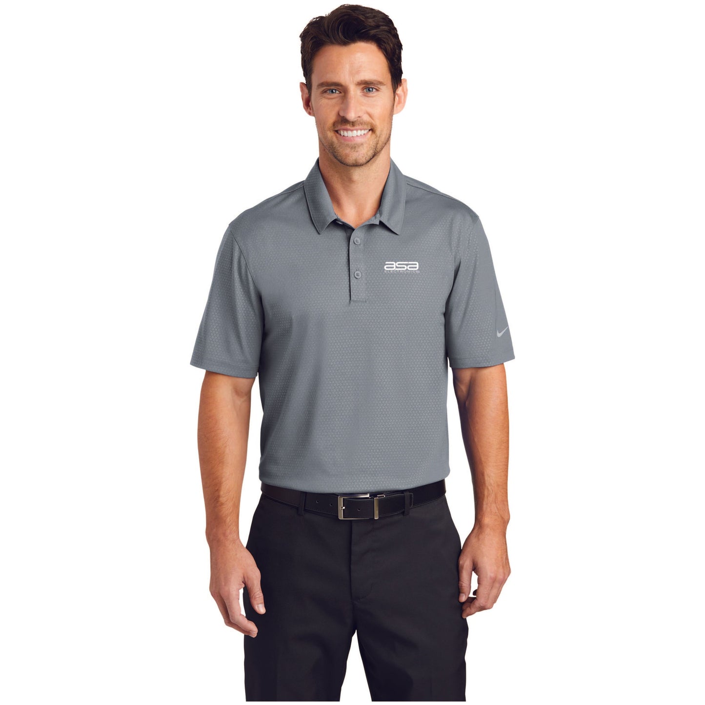 838964 Nike Dri-FIT Embossed Tri-Blade Polo