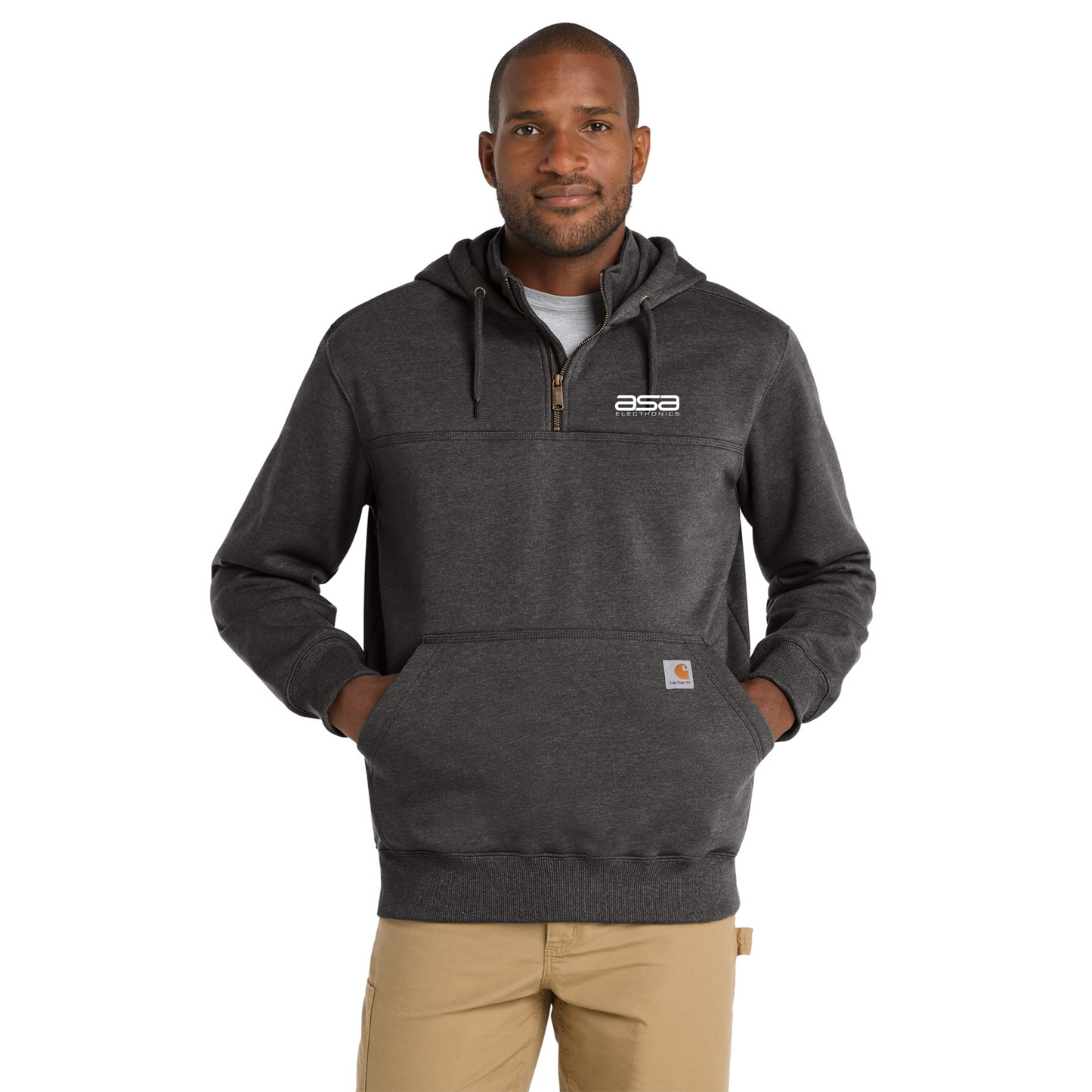 Carhartt ® Rain Defender ® Paxton Heavyweight Hooded Zip Mock Sweatshirt - CT100617