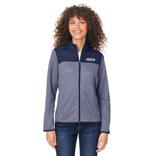 CORE365 - Venture Heathered Stripe Hybrid Jacket - CE74