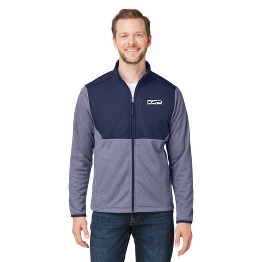 CORE365 - Venture Heathered Stripe Hybrid Jacket - CE74